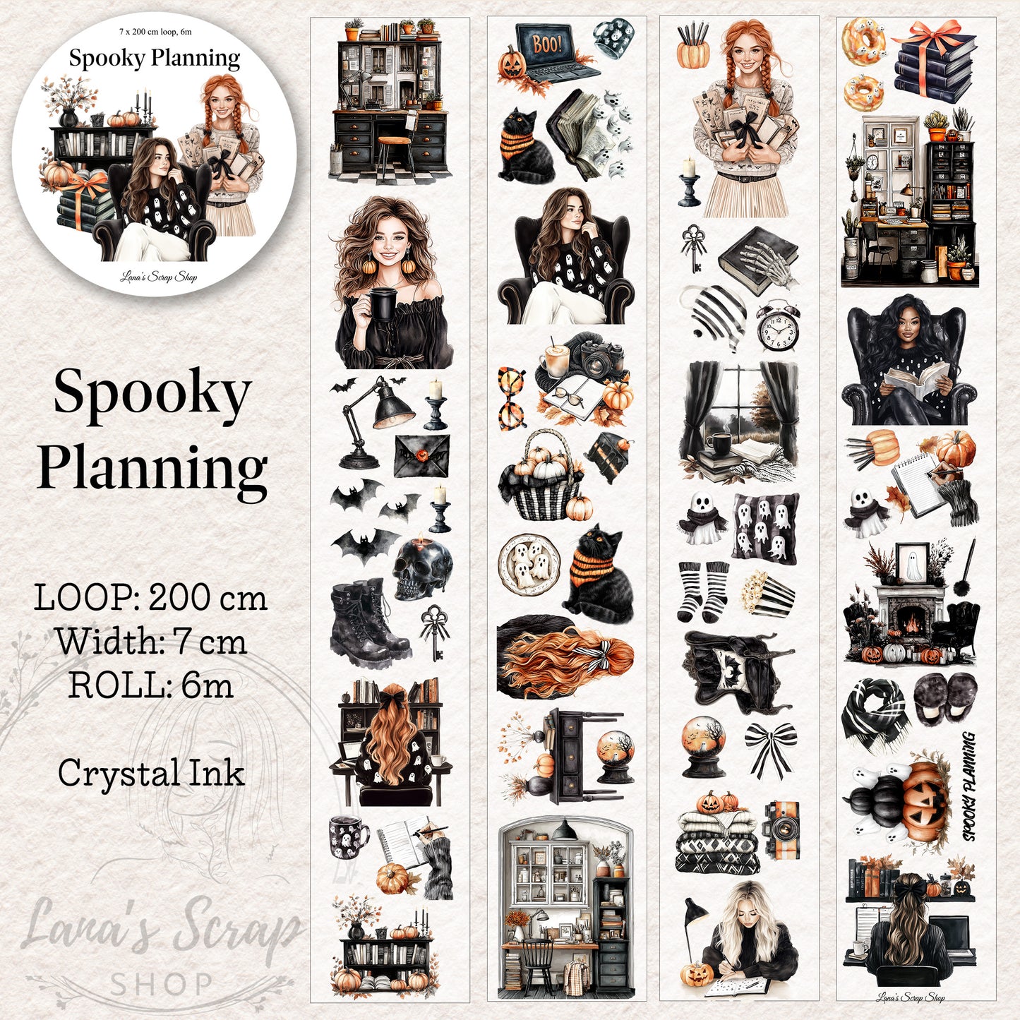 Spooky Planning - PET Tape | Scrapbooking & Journaling