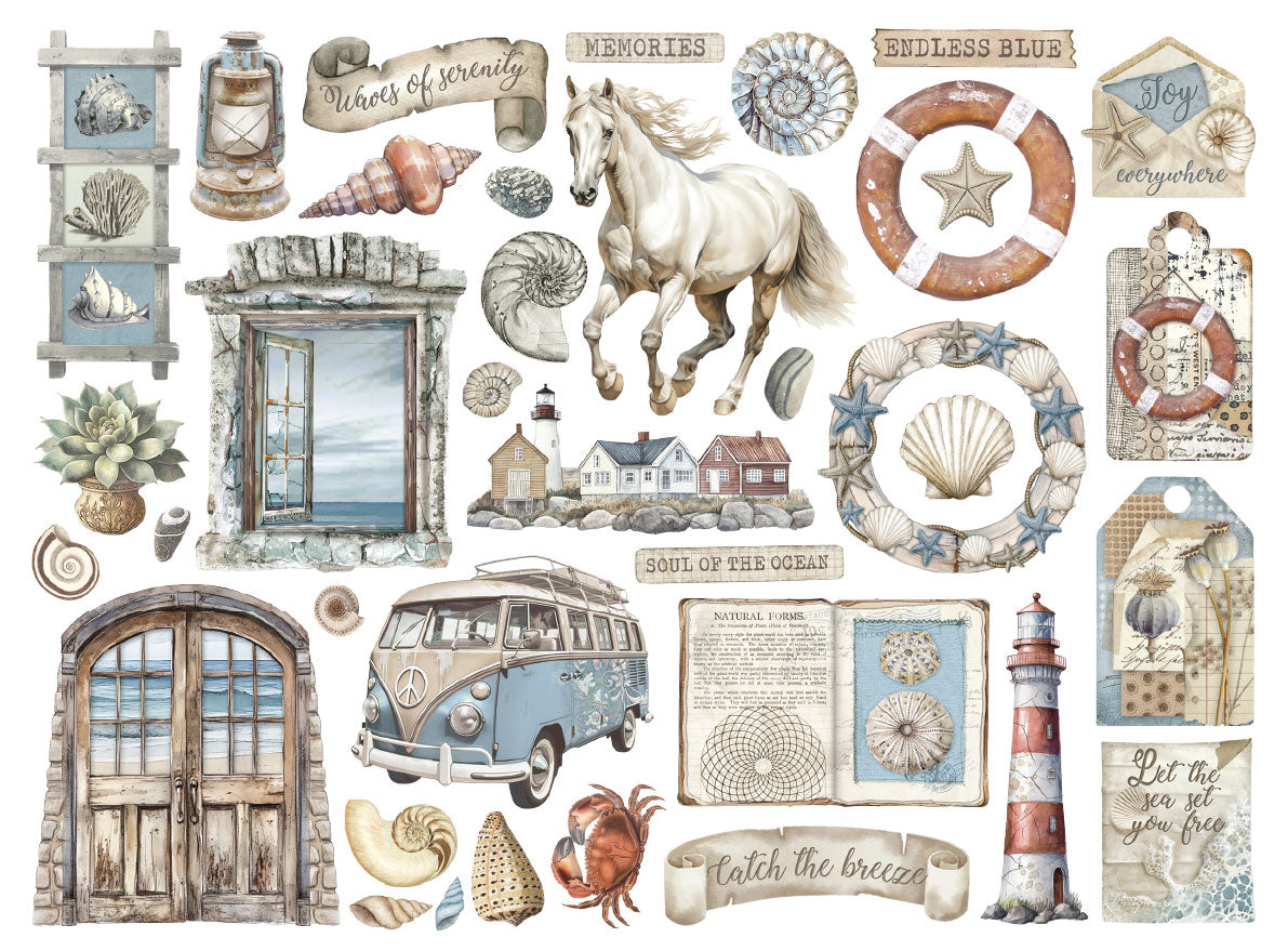 Die cuts assorted - Silent Sea