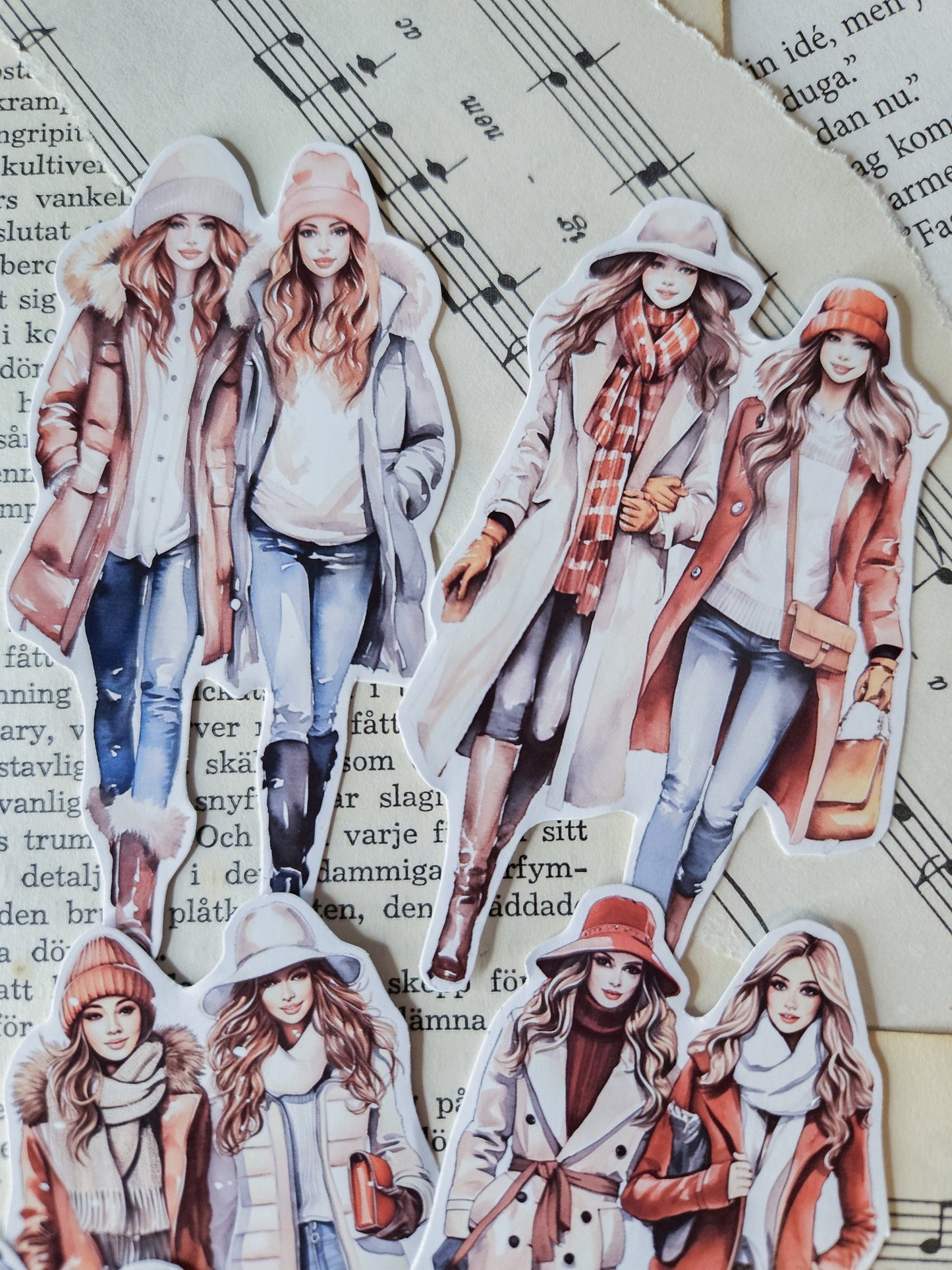 Winter Besties Set of 9 Stickers