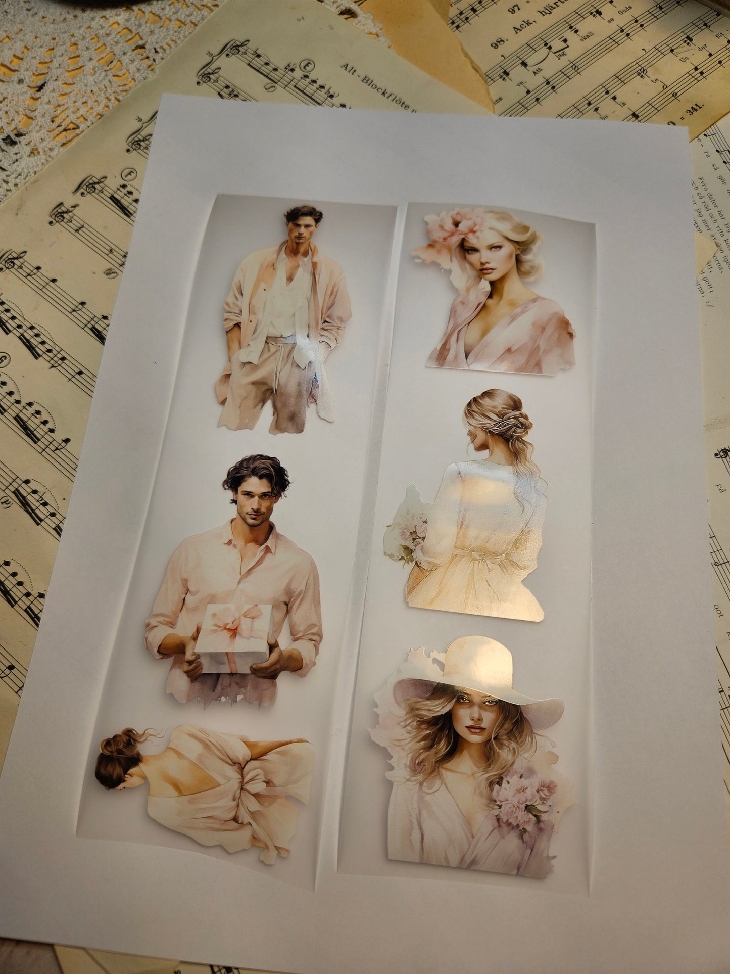 MY PET TAPE Aesthetic Serie: People, 200 x7 cm, Loop | Scrapbooking Card Making Art Journaling Paper Craft Junk Journal
