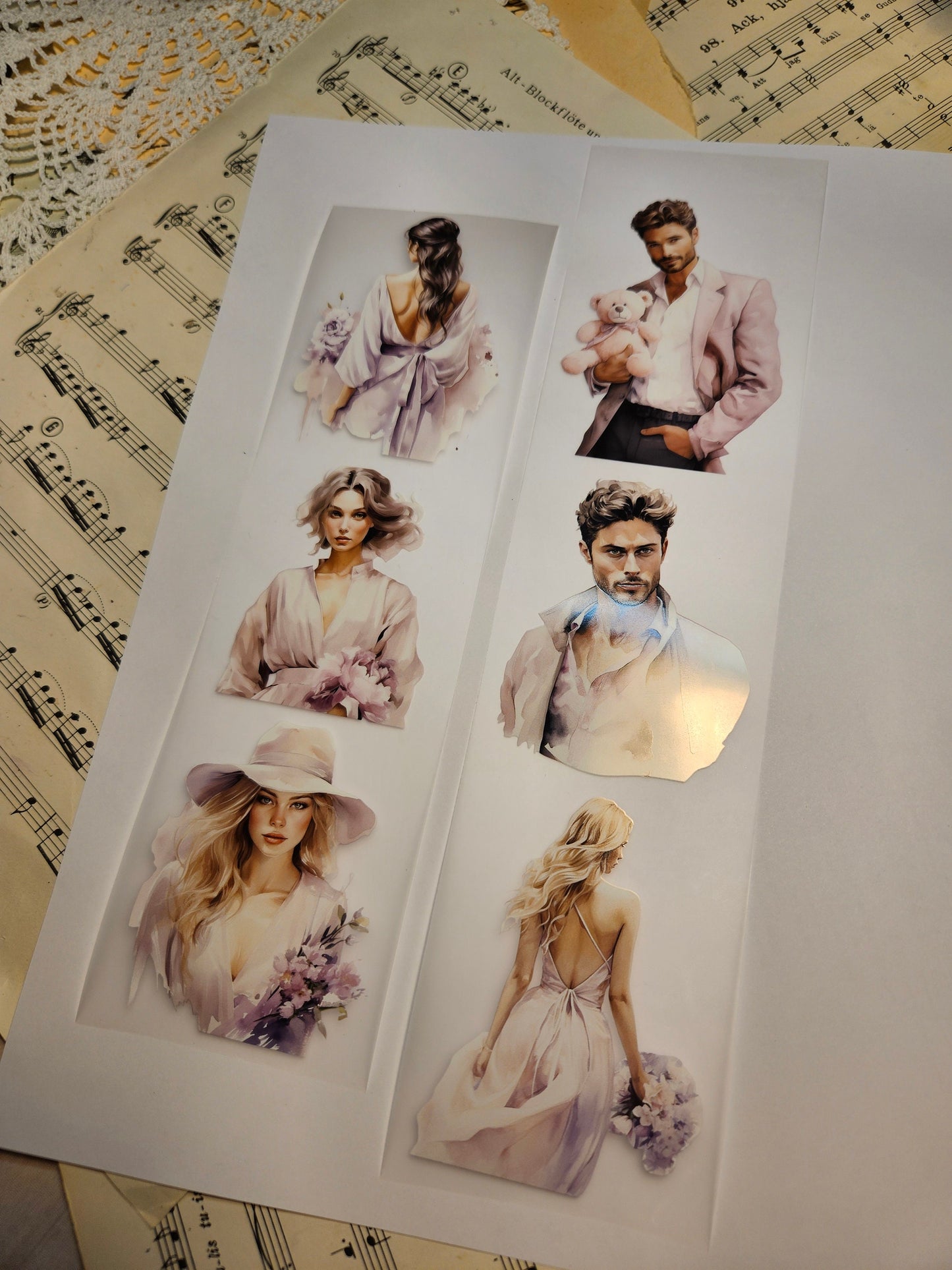 MY PET TAPE Aesthetic Serie: People, 200 x7 cm, Loop | Scrapbooking Card Making Art Journaling Paper Craft Junk Journal