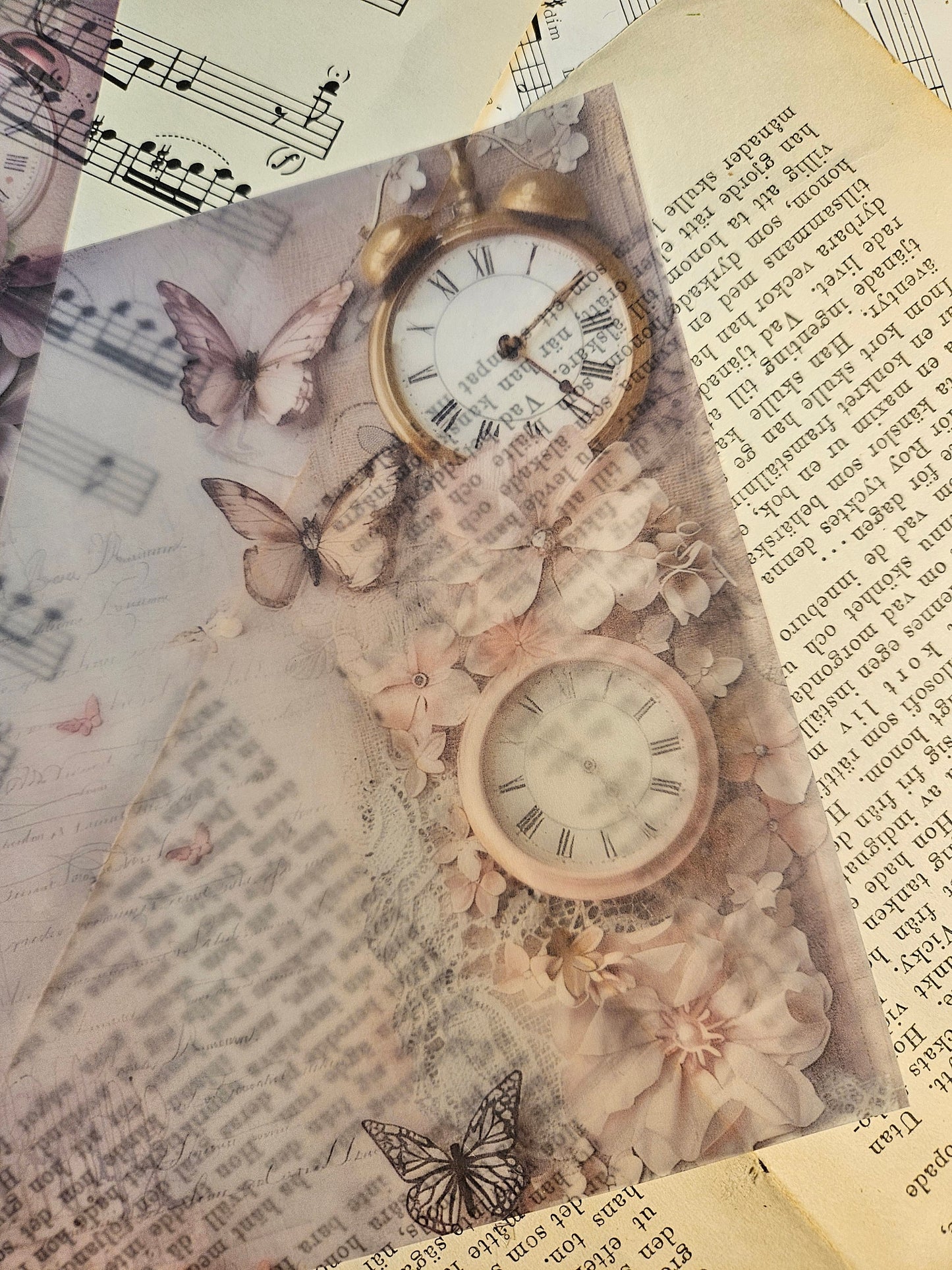 Timeless Purple Background Paper Set of 16 pcs | Scrapbooking • Card Making • Art Journaling • Paper Craft • Junk Journal