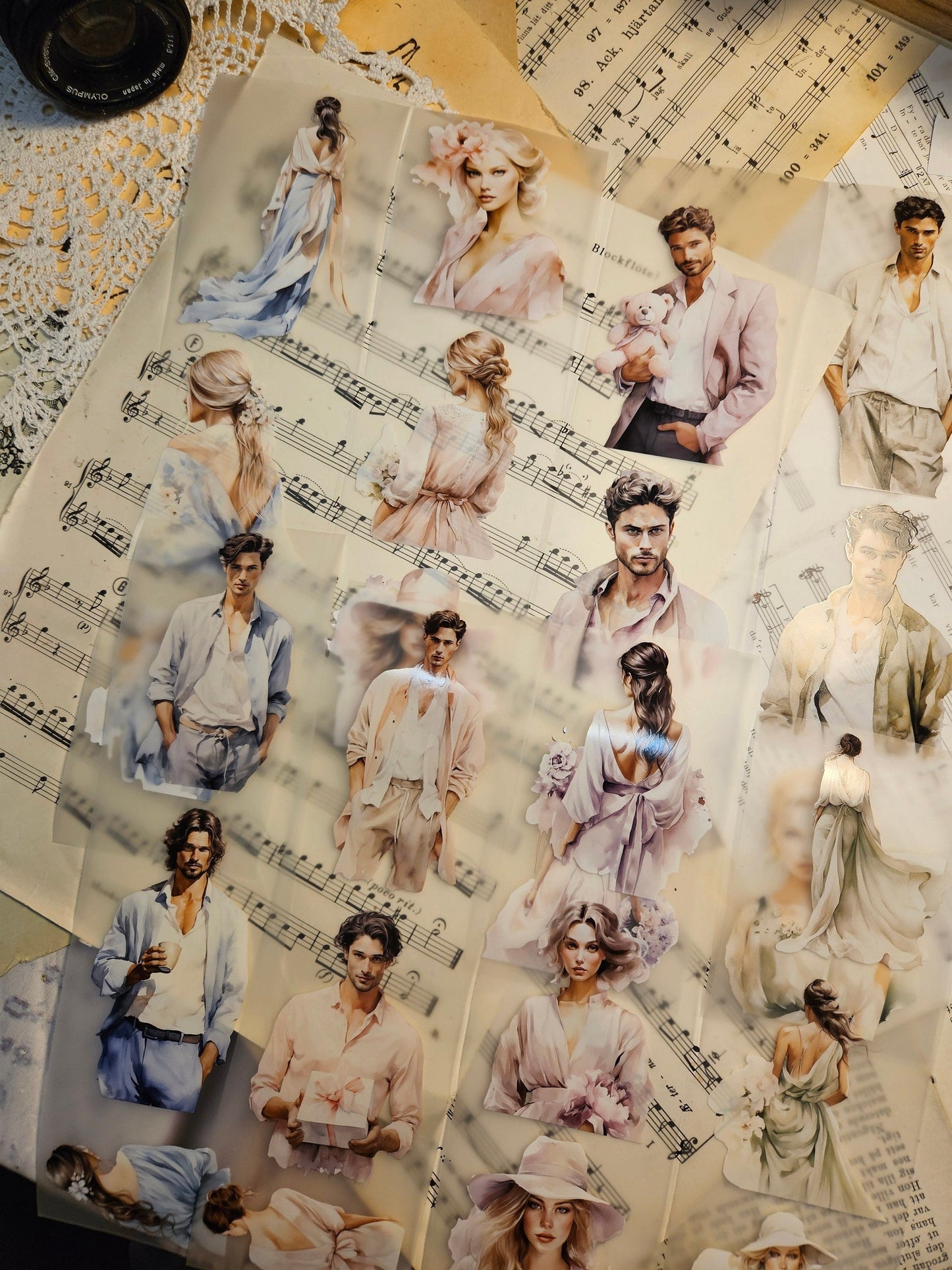 MY PET TAPE Aesthetic Serie: People, 200 x7 cm, Loop | Scrapbooking Card Making Art Journaling Paper Craft Junk Journal