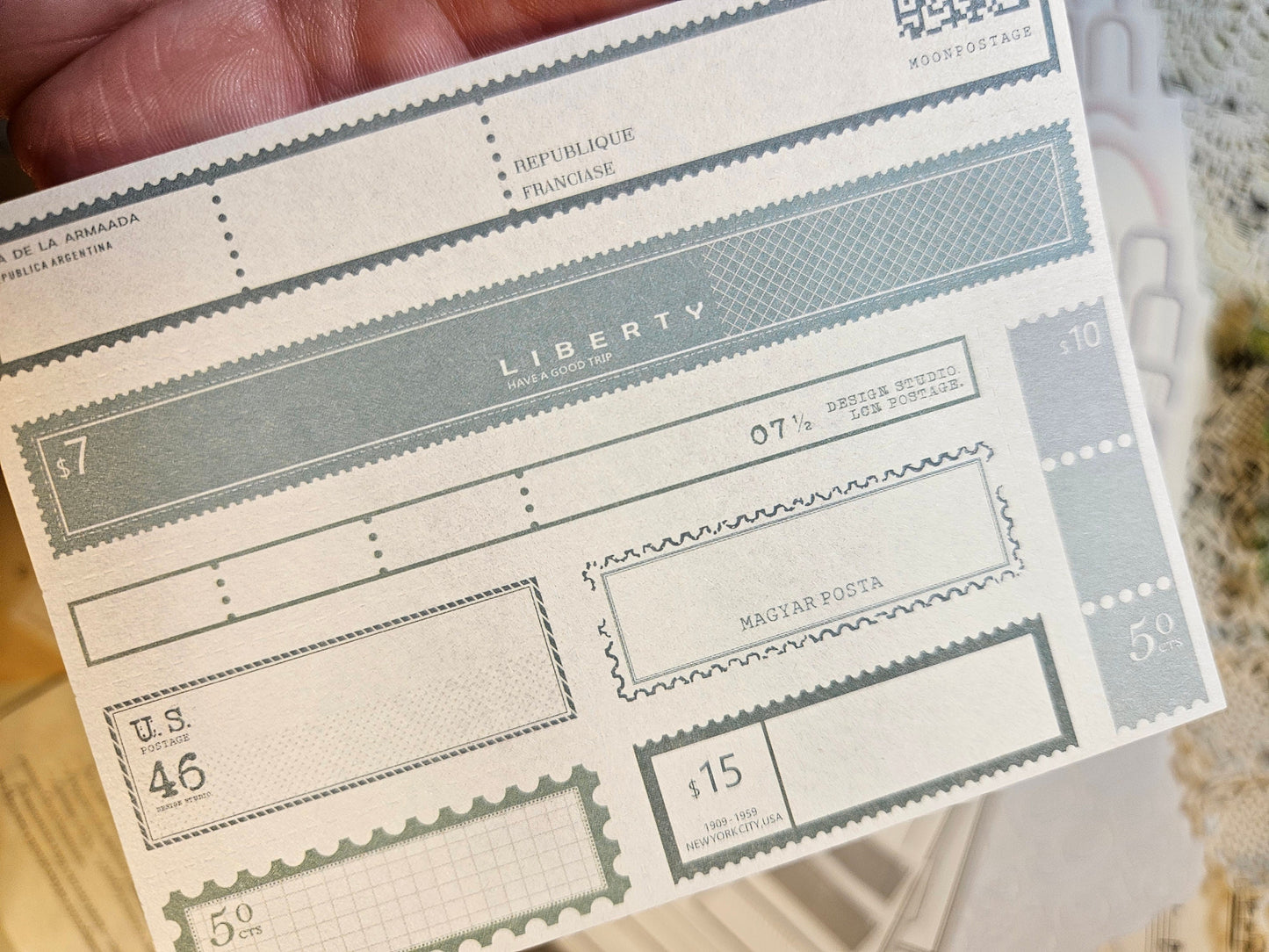 Label Sheets Ephemera Set of 32 pcs