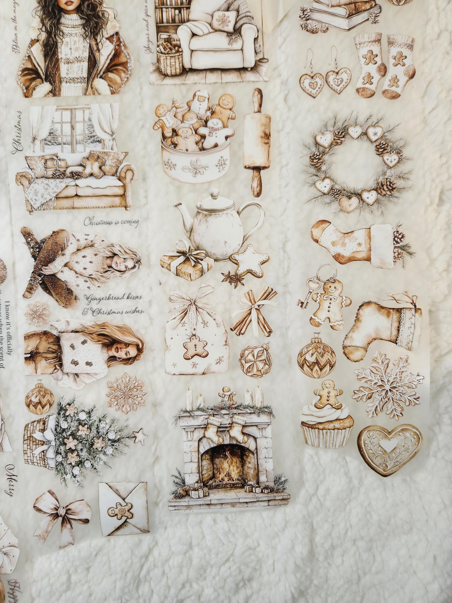 Gingerbread Christmas, Crystal Ink, PET TAPE, 7x200