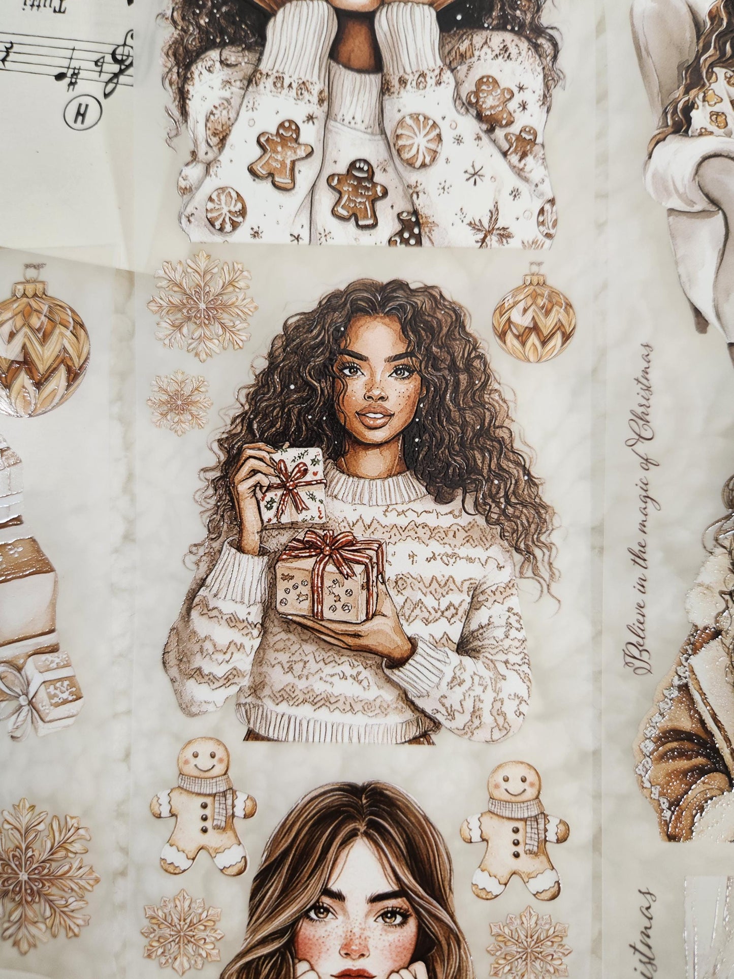 Gingerbread Christmas, Crystal Ink, PET TAPE, 7x200