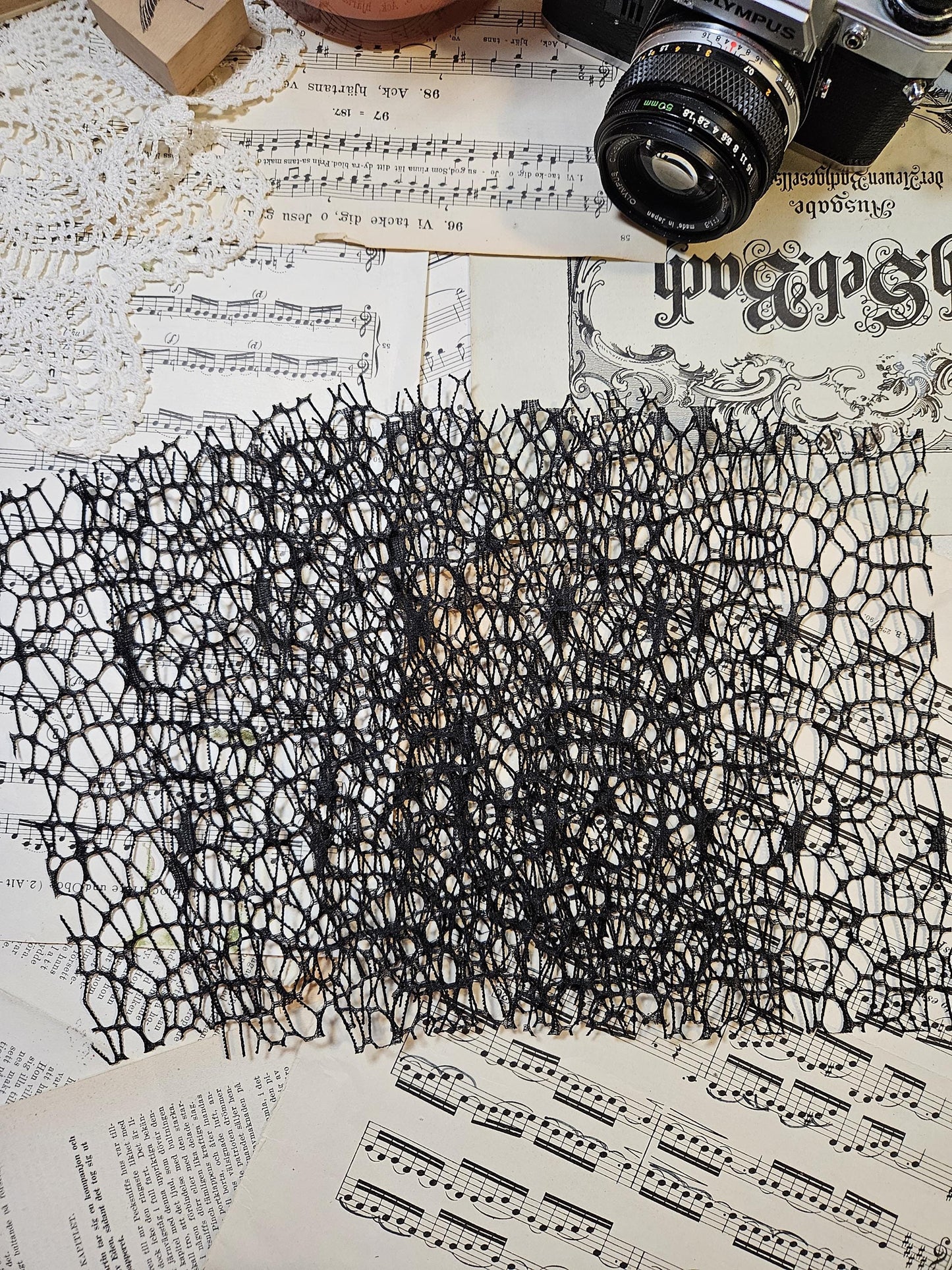 Fiber Mesh Paper 5 pcs A5