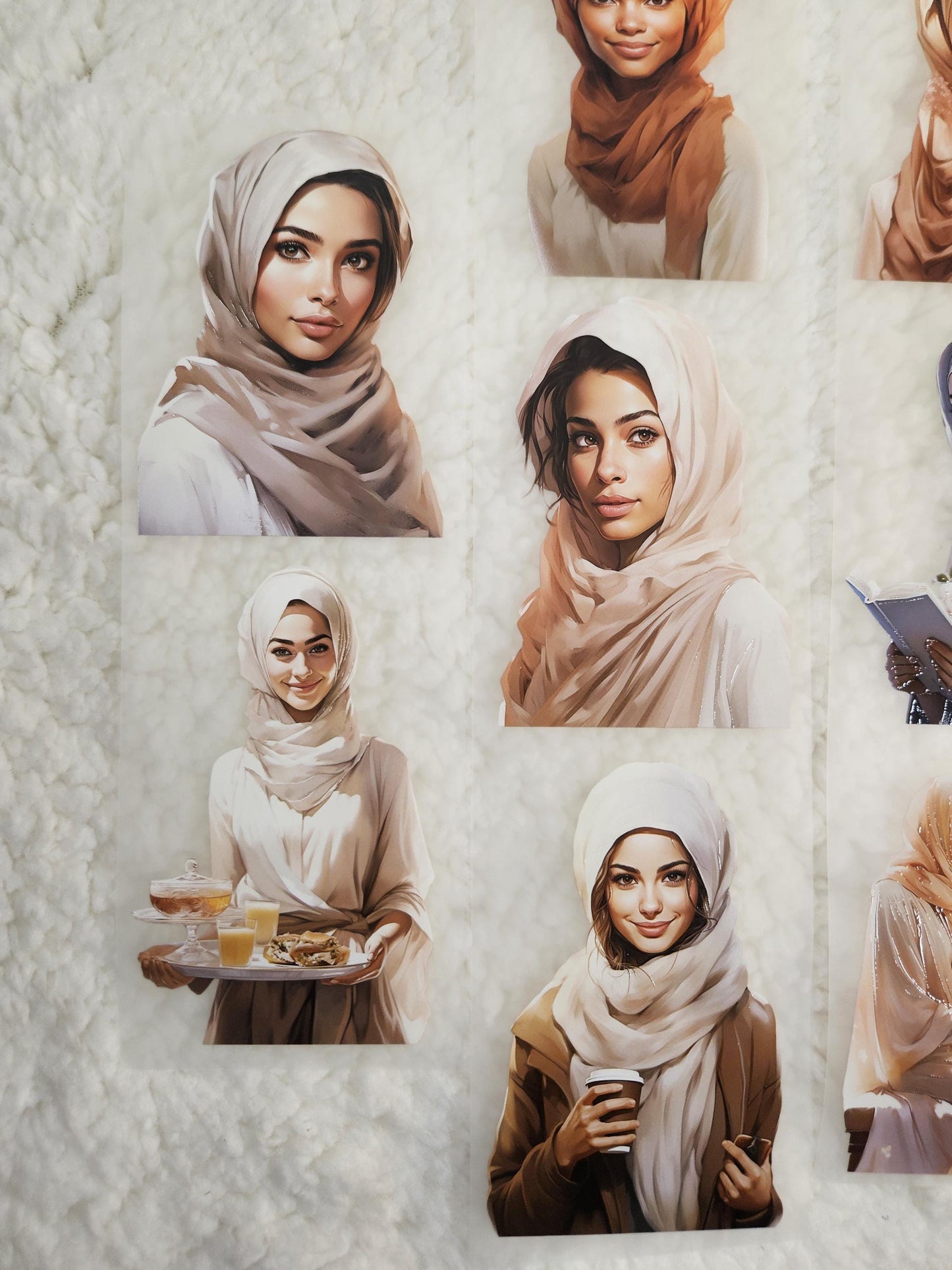 Hijab Girls , Crystal Ink, PET TAPE, Loop 7x100