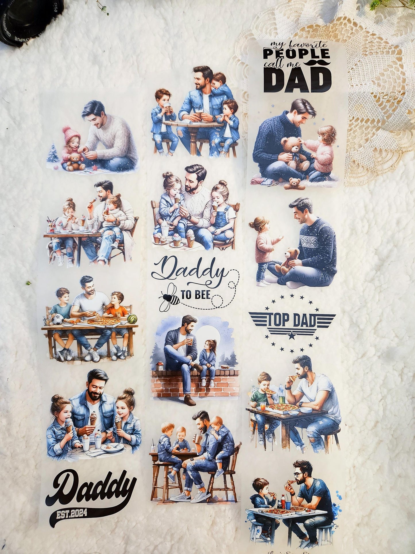 Dad's Time, Crystal Ink, LOOP 7x100cm