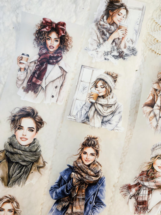 Babe, it's cold outside, Crystal Ink, LOOP 7x100cm