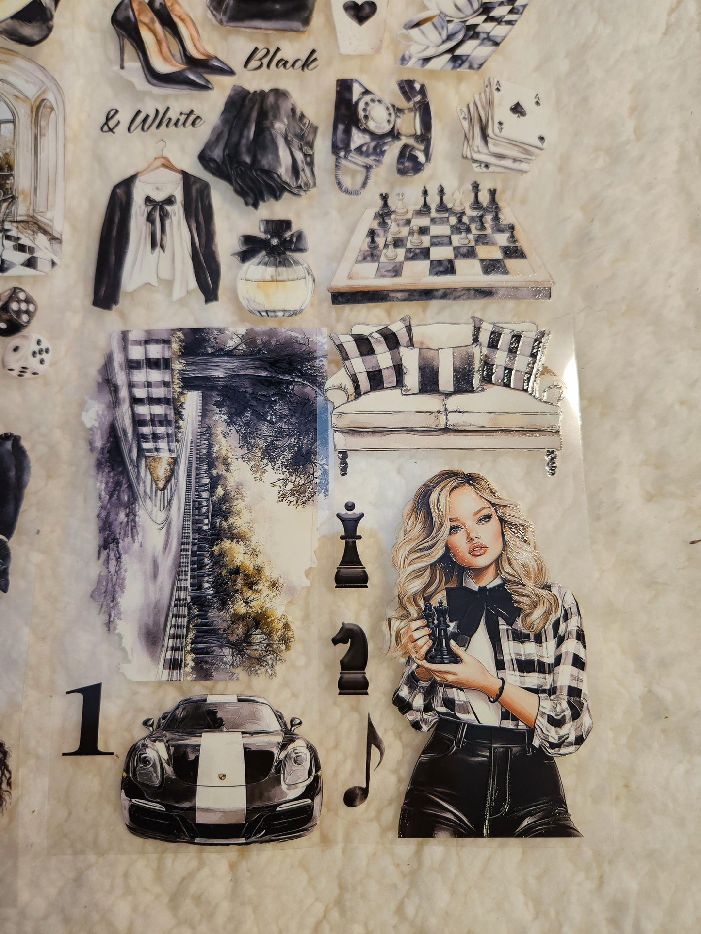 Magic of Black & White, Crystal Ink, PET TAPE