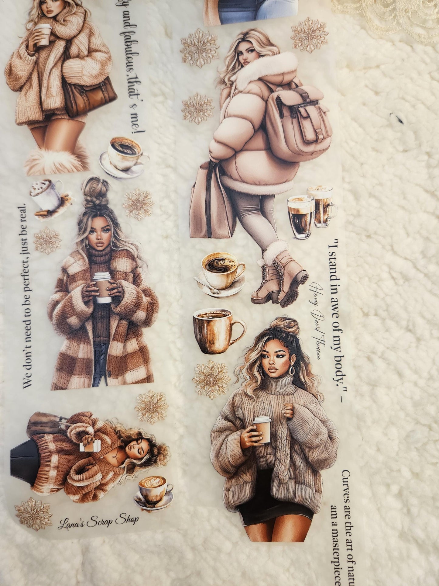 November Beauties, Crystal Ink, PET TAPE | Scrapbooking Card Making Art Journaling Paper Craft Junk Journal