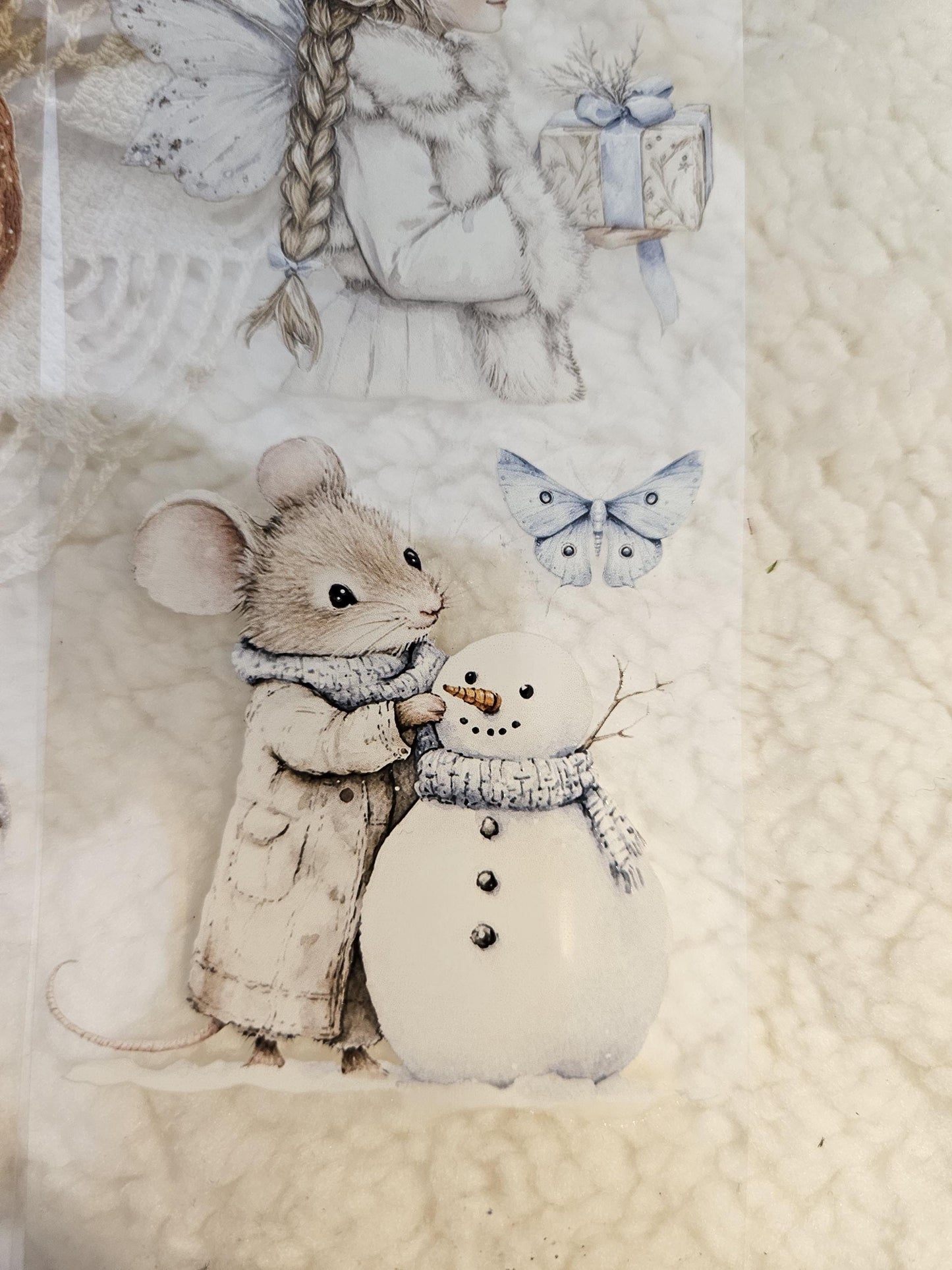 Winter Fairies, PET TAPE, Crystal Ink, 7cm