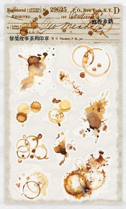 CLEAR STAMPS, vintage silicone stamps