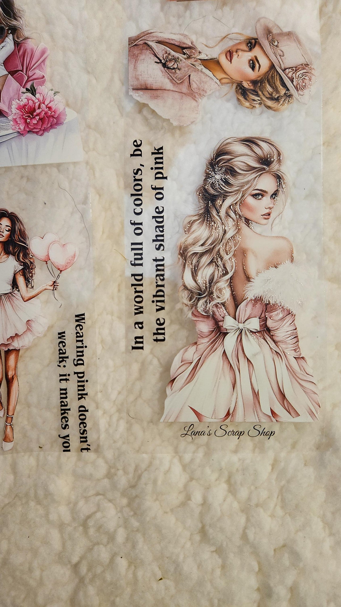 I choose Pink, LOOP 1M, Crystal Ink, PET TAPE