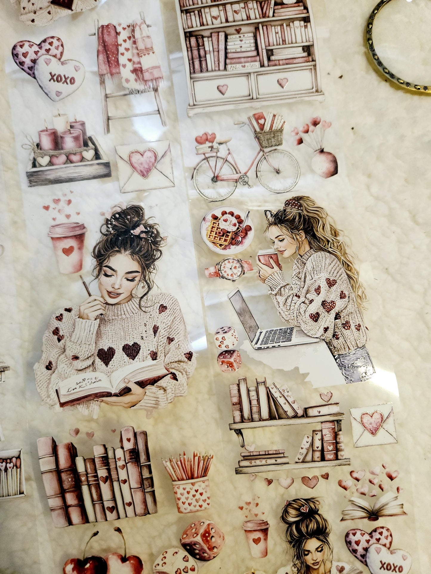 Heartfelt Notes, Pet Tape, Crystal Ink,7 cm | Scrapbooking Card Making Art Journaling Paper Craft Junk Journal