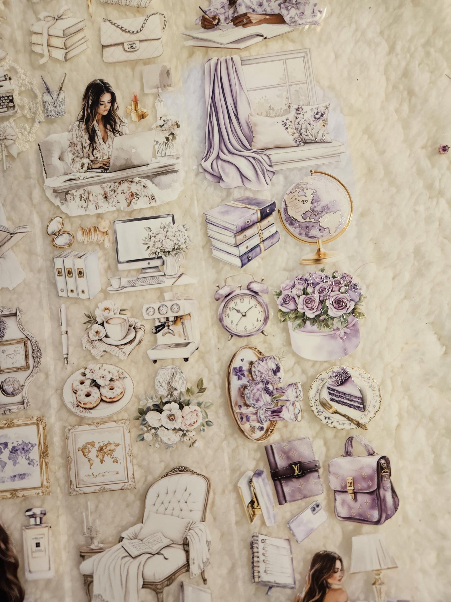 Elegant Planner, Crystal Ink, PET TAPE | Scrapbooking Card Making Art Journaling Paper Craft Junk Journal