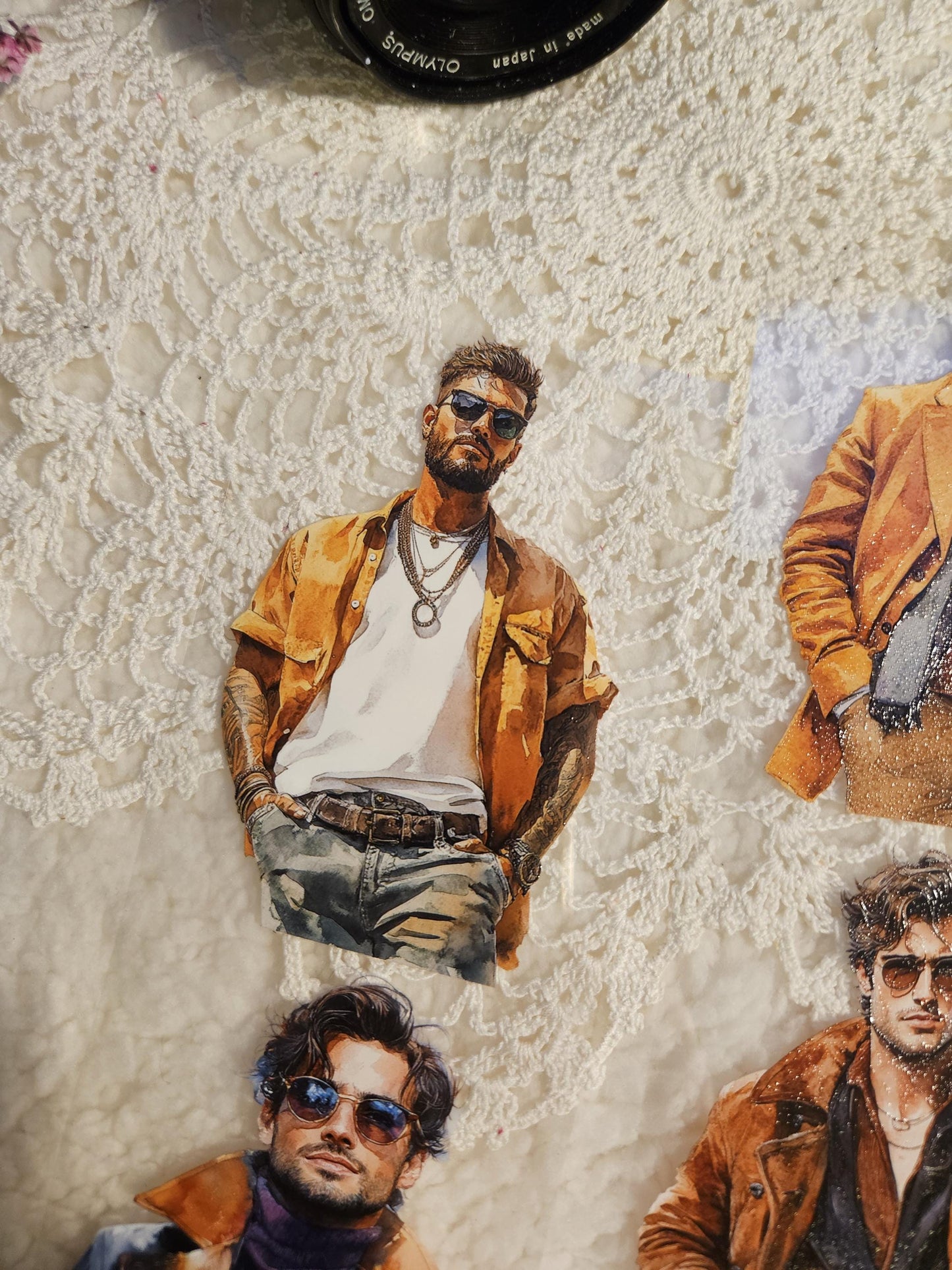 To be a Man, PET TAPE LOOP, Crystal Ink, 7cm| Scrapbooking Card Making Art Journaling Paper Craft Bullet Journal