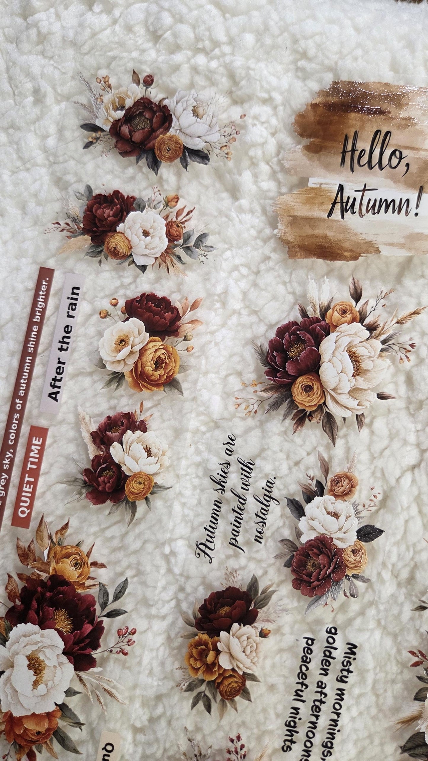 Autumn Maroon Sunset - PET Tape
