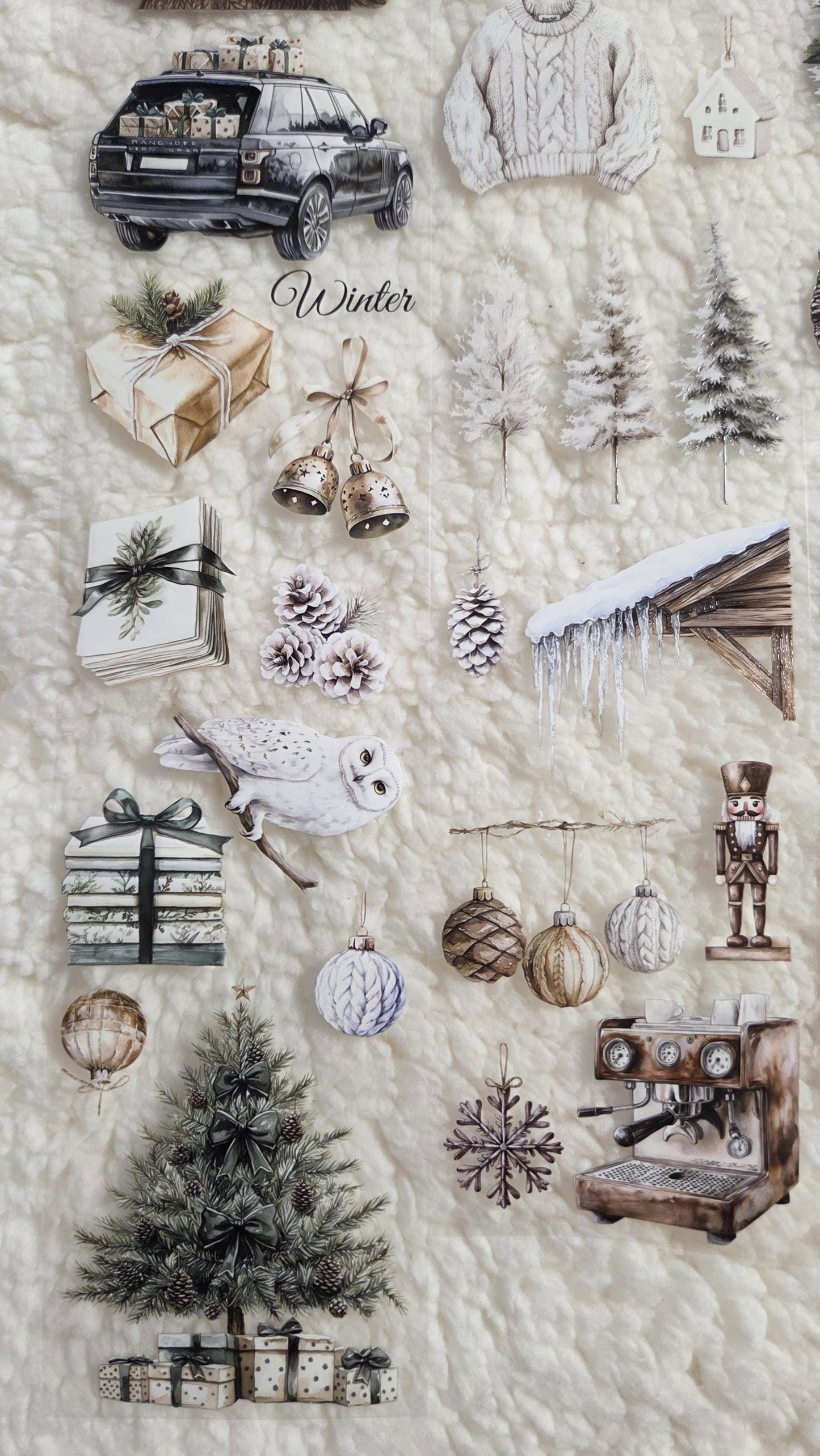 Snowy Advent Days - PET Tape | Scrapbooking & Journaling Supplies