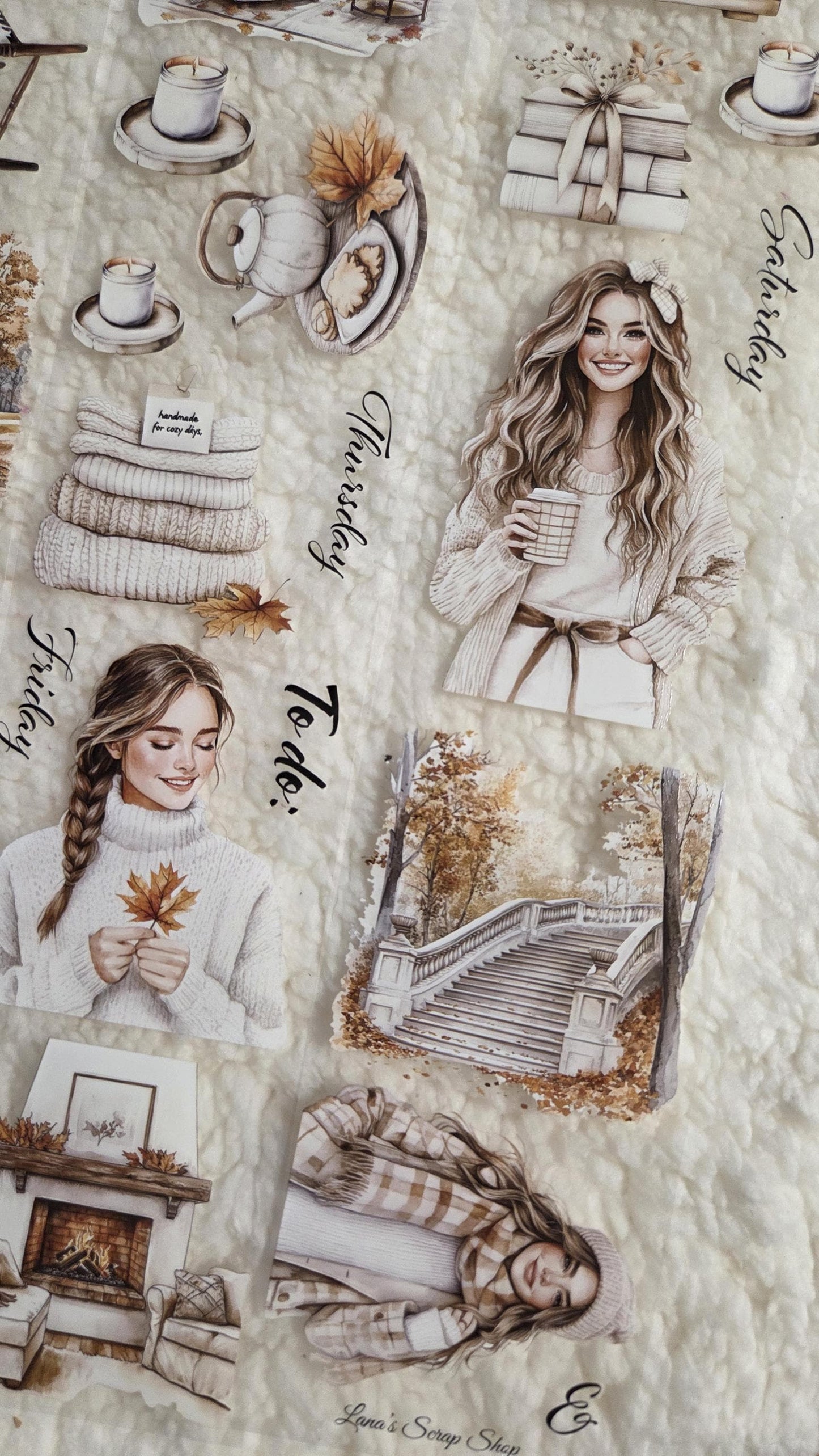 Calming Beige - PET Tape | Scrapbooking & Journaling Supplies