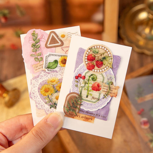 PET Stickers Sheets: Plants, 2 pcs