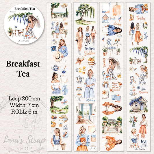 Breakfast Tea - PET Tape | Scrapbooking & Journaling