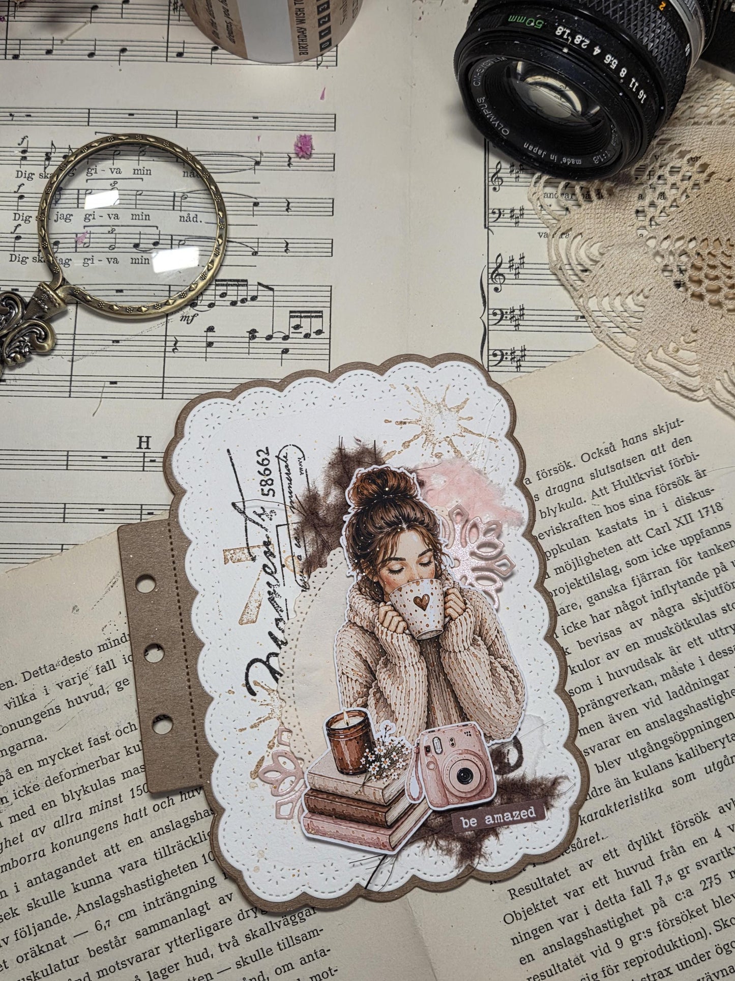 Soft Spring, Stickers Sheet, A5 | Scrapbooking Card Making Art Journaling Paper Craft Junk Journal