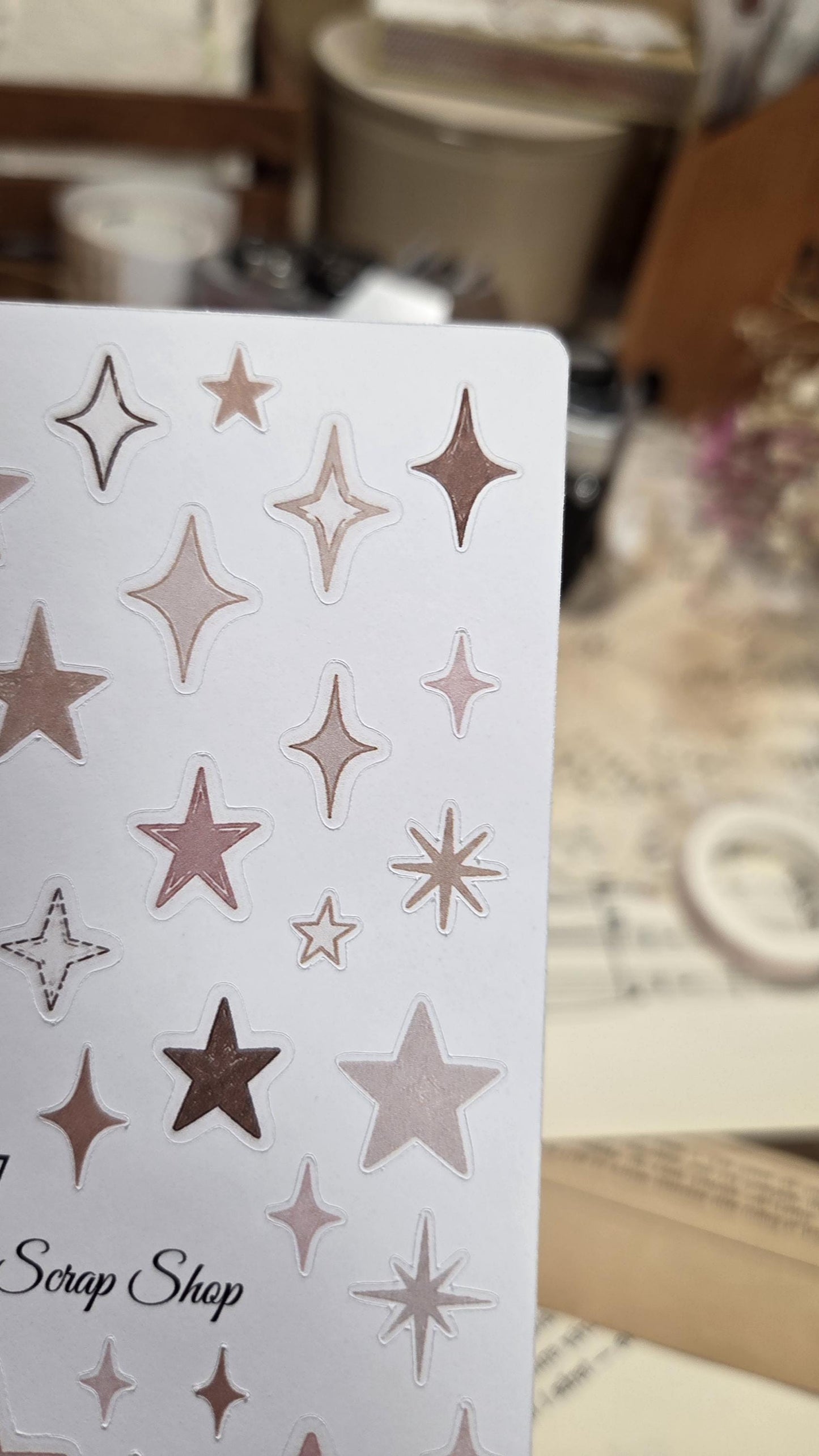 Stars, Stickers Sheet, A6 | Scrapbooking & Journaling