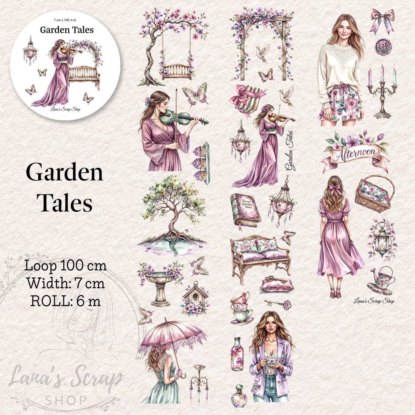 Garden Tales - PET Tape | Scrapbooking & Journaling