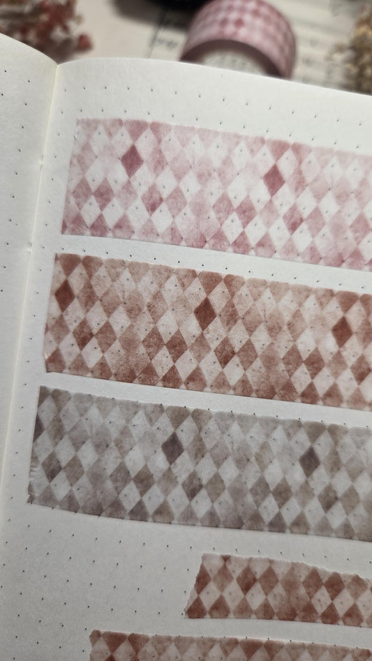 Argyle, 2,5 cm - WASHI Tape | Scrapbooking & Journaling