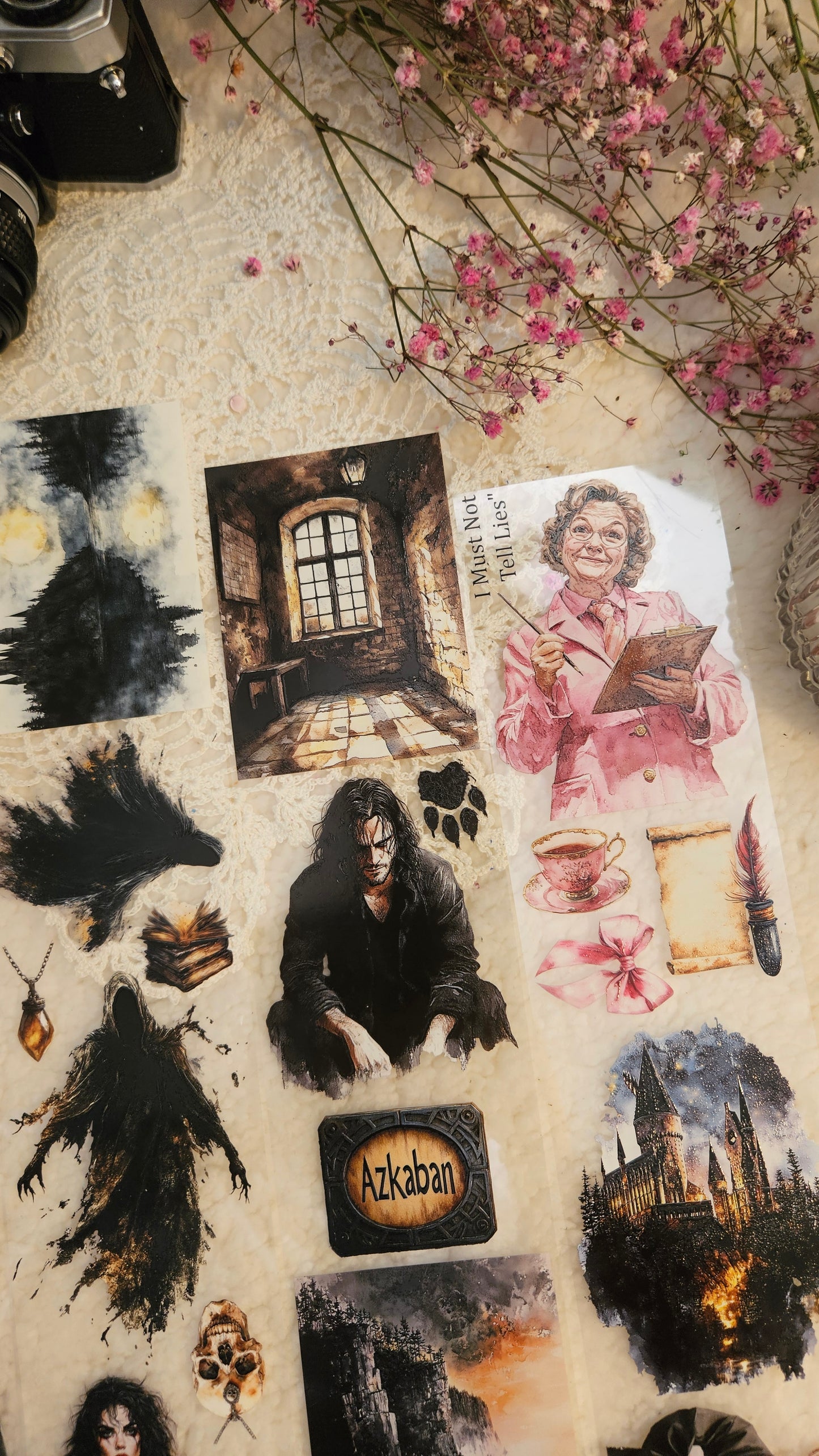 Dark Characters from Harry Potter, Crystal Ink, PET TAPE, 7 cm wide