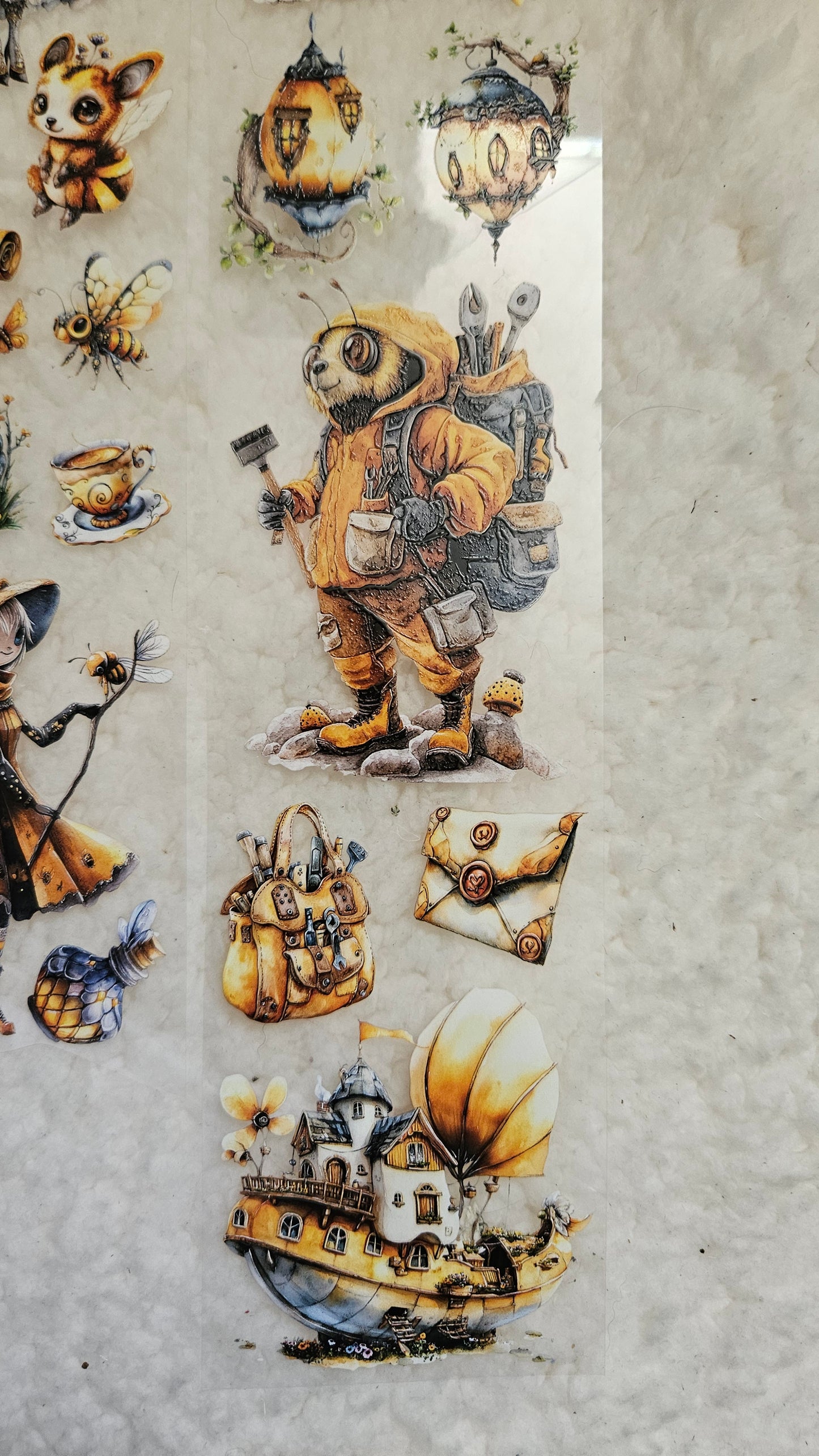 Honey Kingdom, Crystal Ink, PET TAPE, 7 cm wide