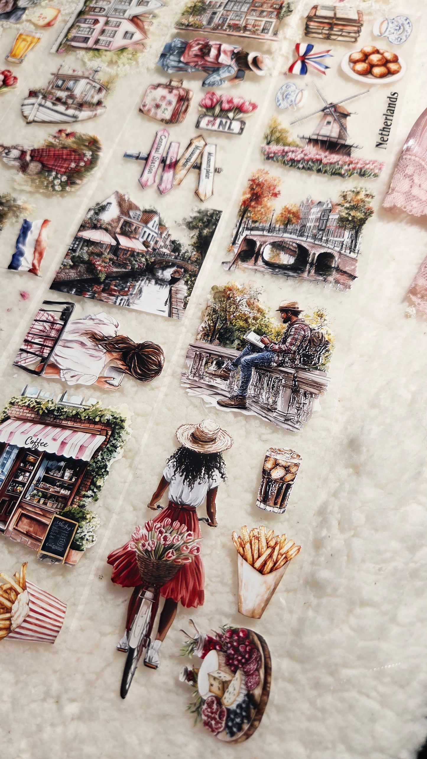 Slow Days in the Netherlands, Crystal Ink, PET TAPE, 7 cm wide