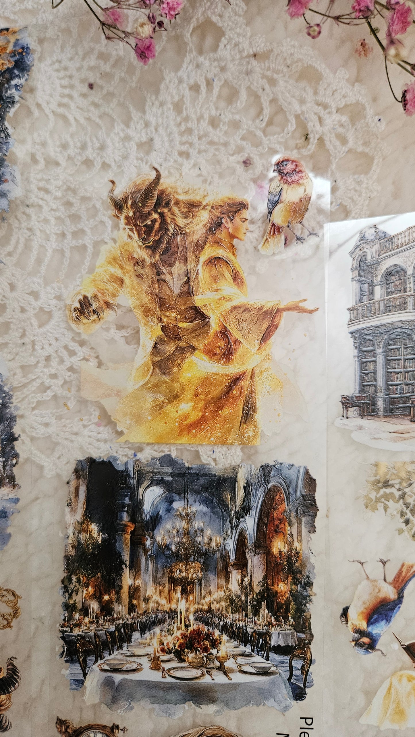 Beauty and the Beast, Crystal Ink, PET TAPE, 7 cm wide