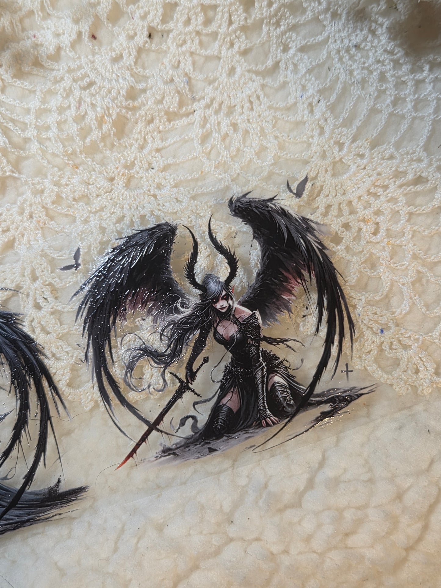 Valkyrie, PET TAPE, LOOP, Crystal Ink, 7cm wide