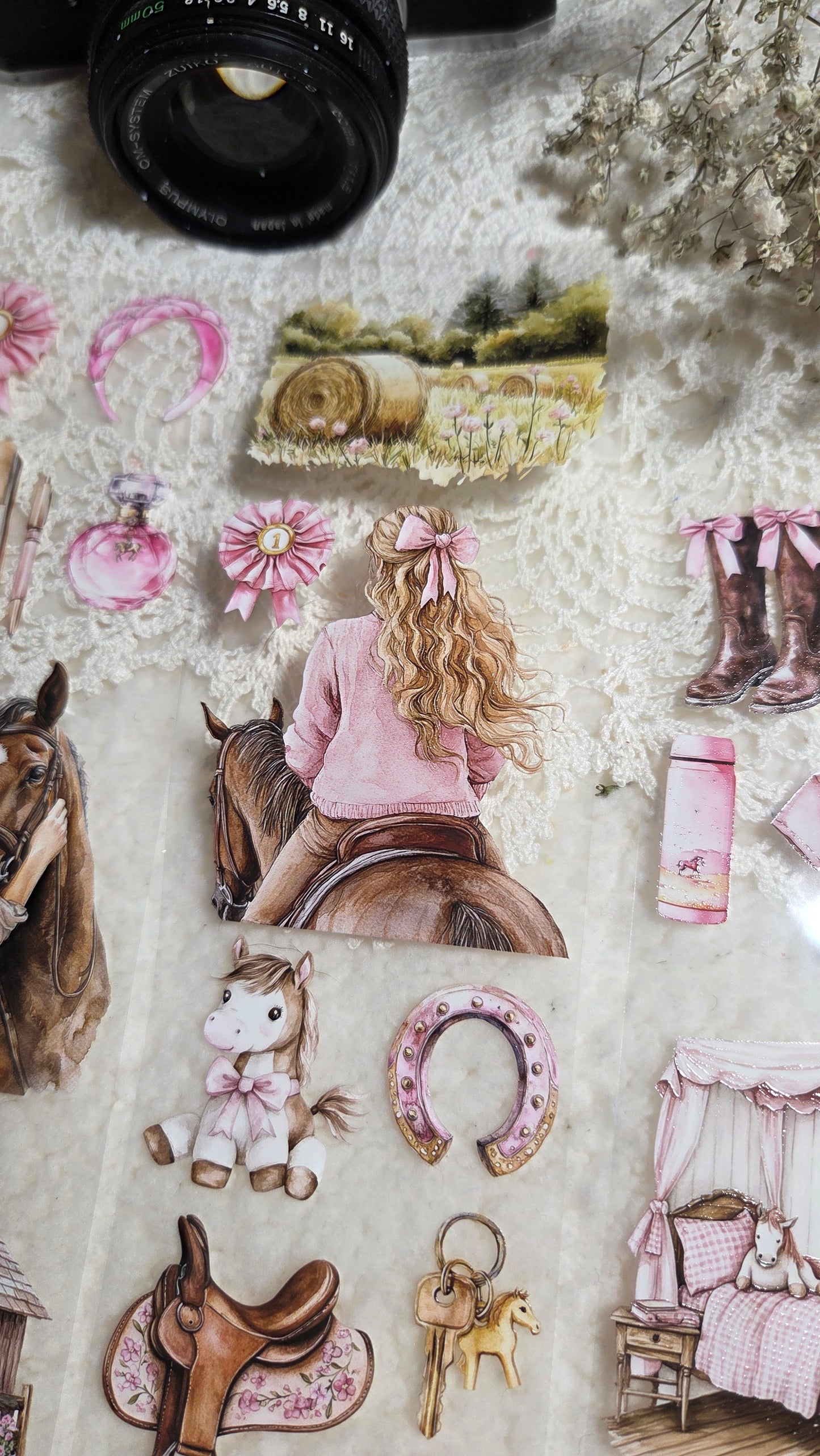 Galloping Heart Tales, Crystal Ink, PET TAPE, 7 cm wide