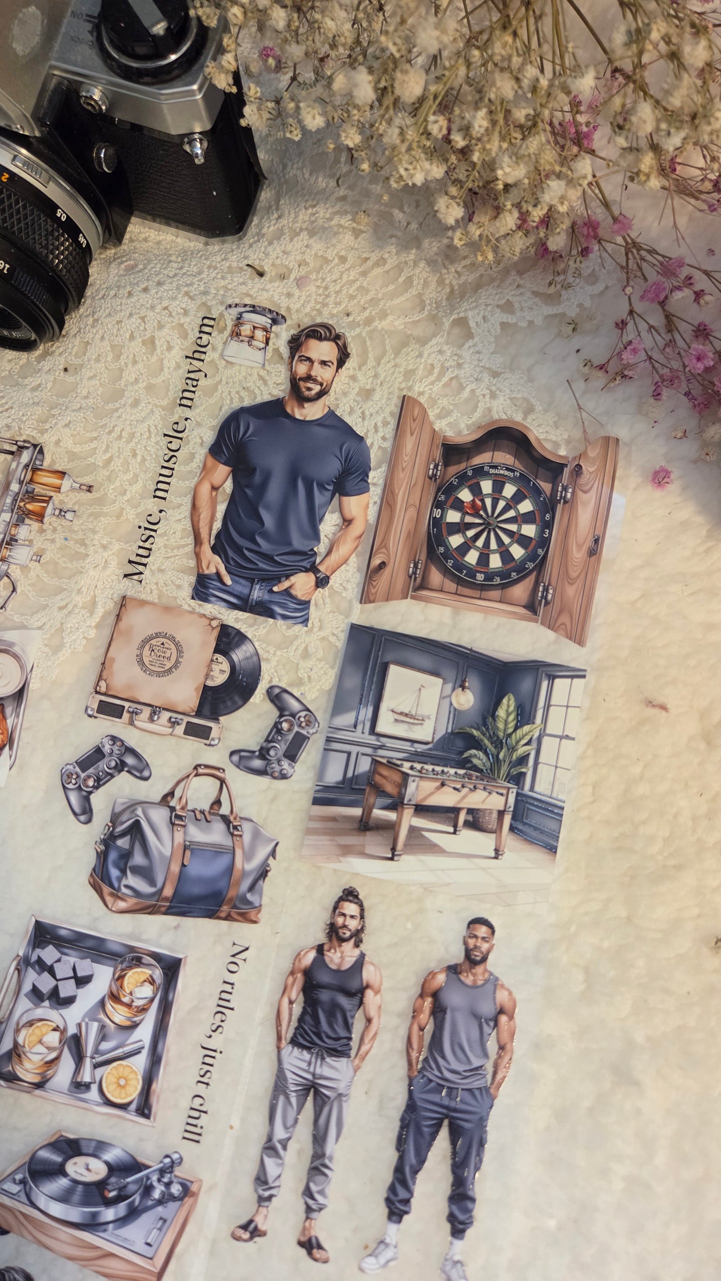 His Chill Zone, Crystal Ink, PET TAPE, 7 cm wide