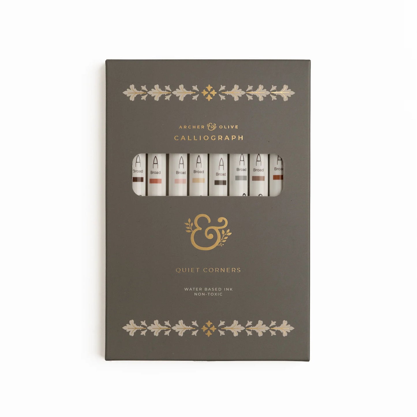 Quiet Corners | Set of 10 Calliograph Pens