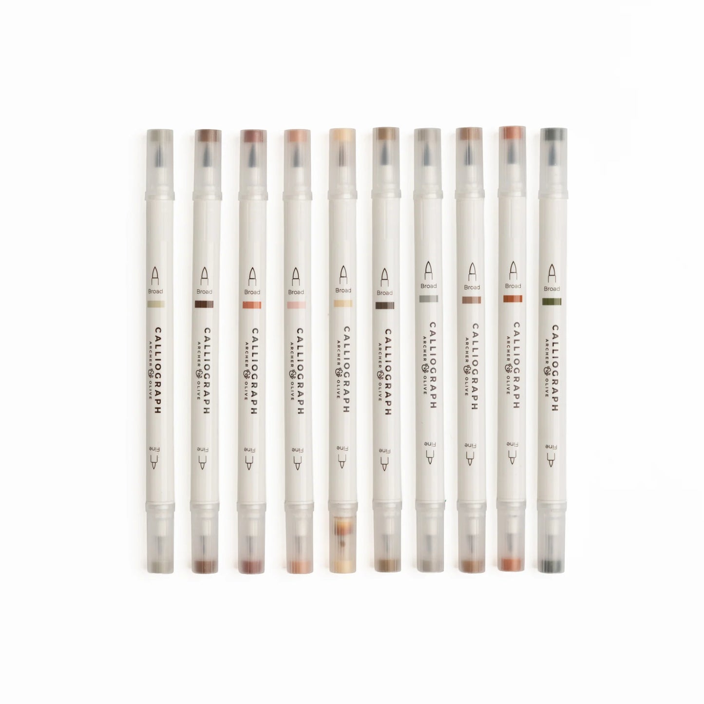 Quiet Corners | Set of 10 Calliograph Pens