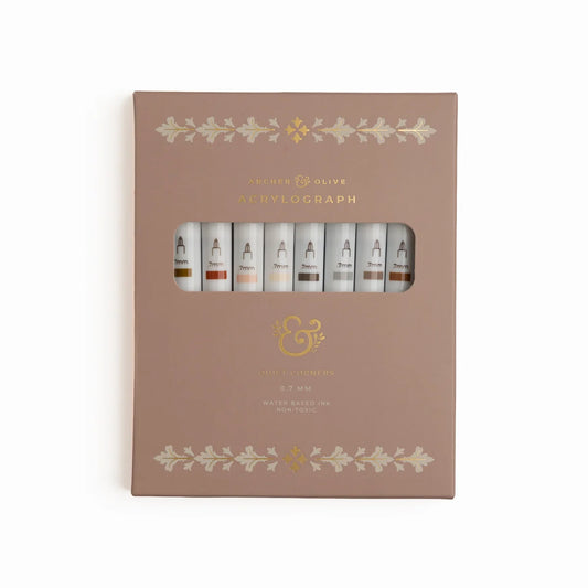 Quiet Corners Acrylograph Pens | Set of 10
