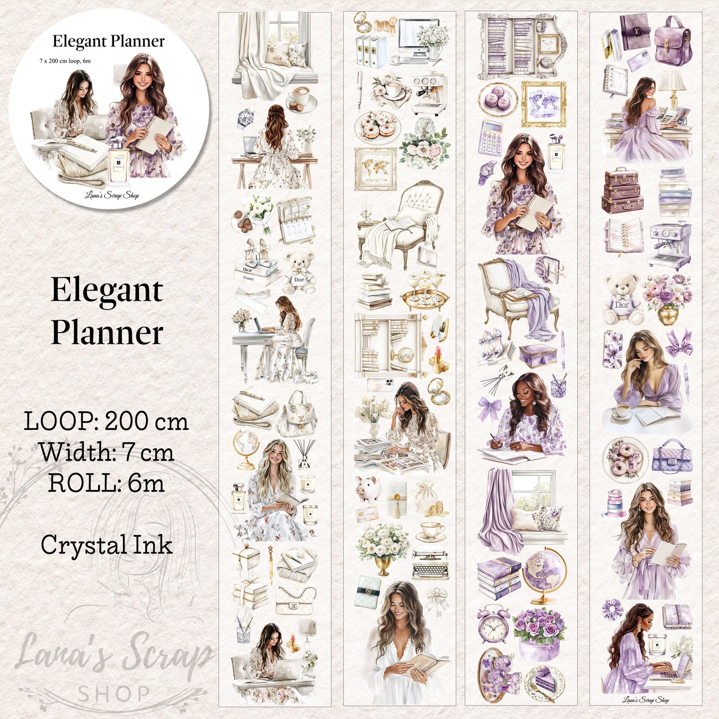 Elegant Planner - PET Tape