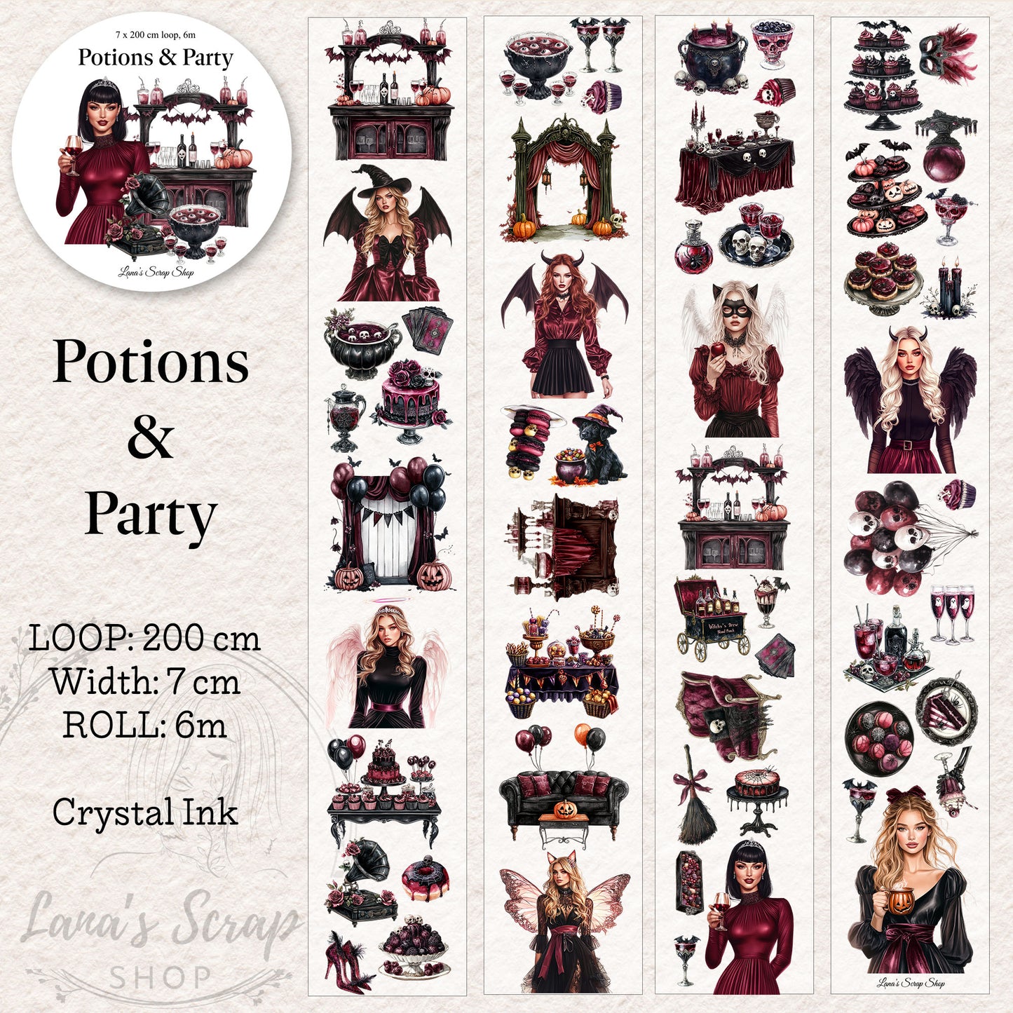 Potions and Party - PET Tape | Scrapbooking & Journaling