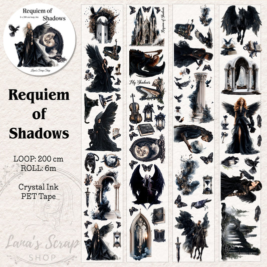 Requiem of Shadows, Crystal Ink, PET TAPE,8 cm wide