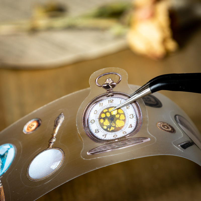 Matte PET Sticker Tape – Vintage Tools (40mm × 2m)