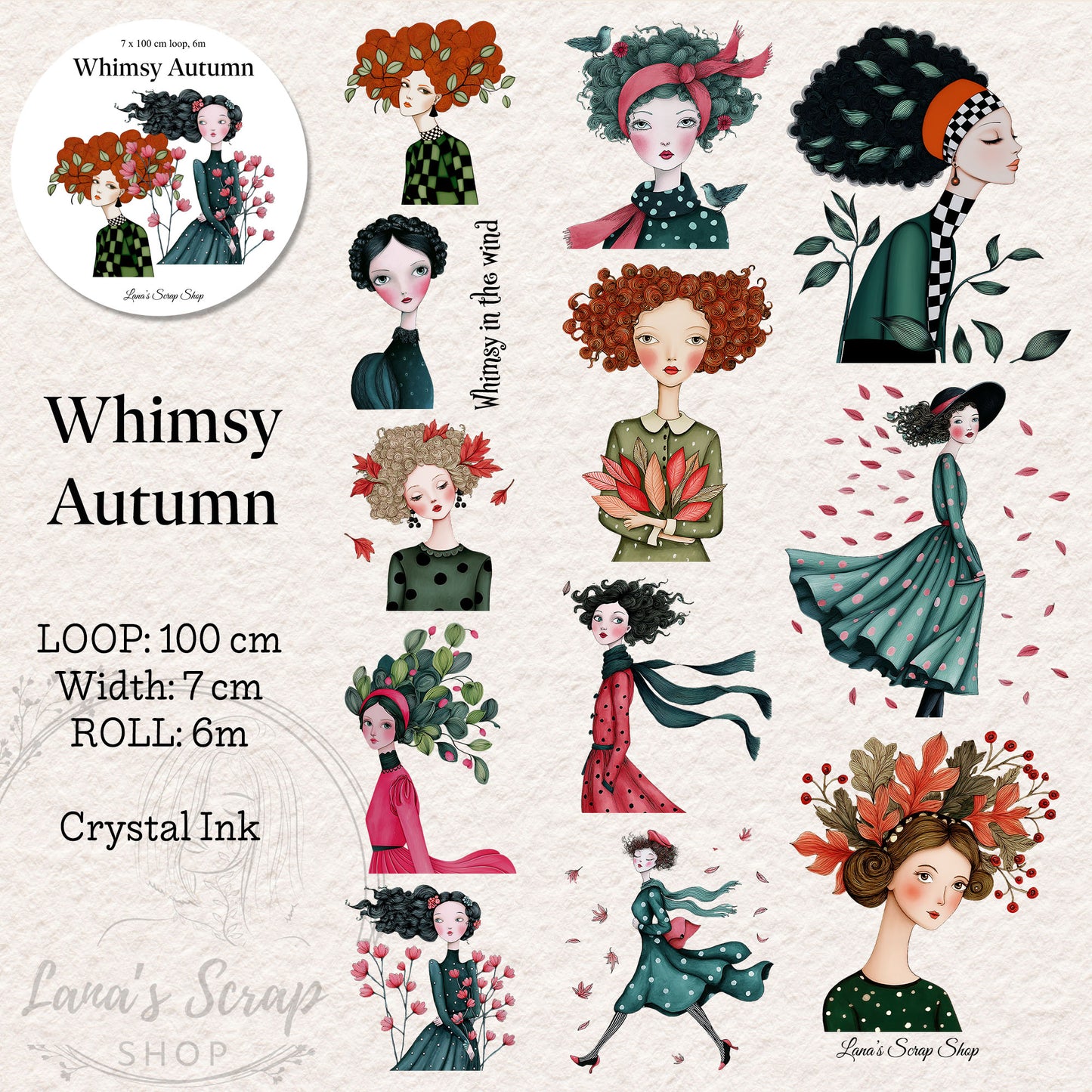 Whimsy Autumn - PET Tape | Scrapbooking & Journaling