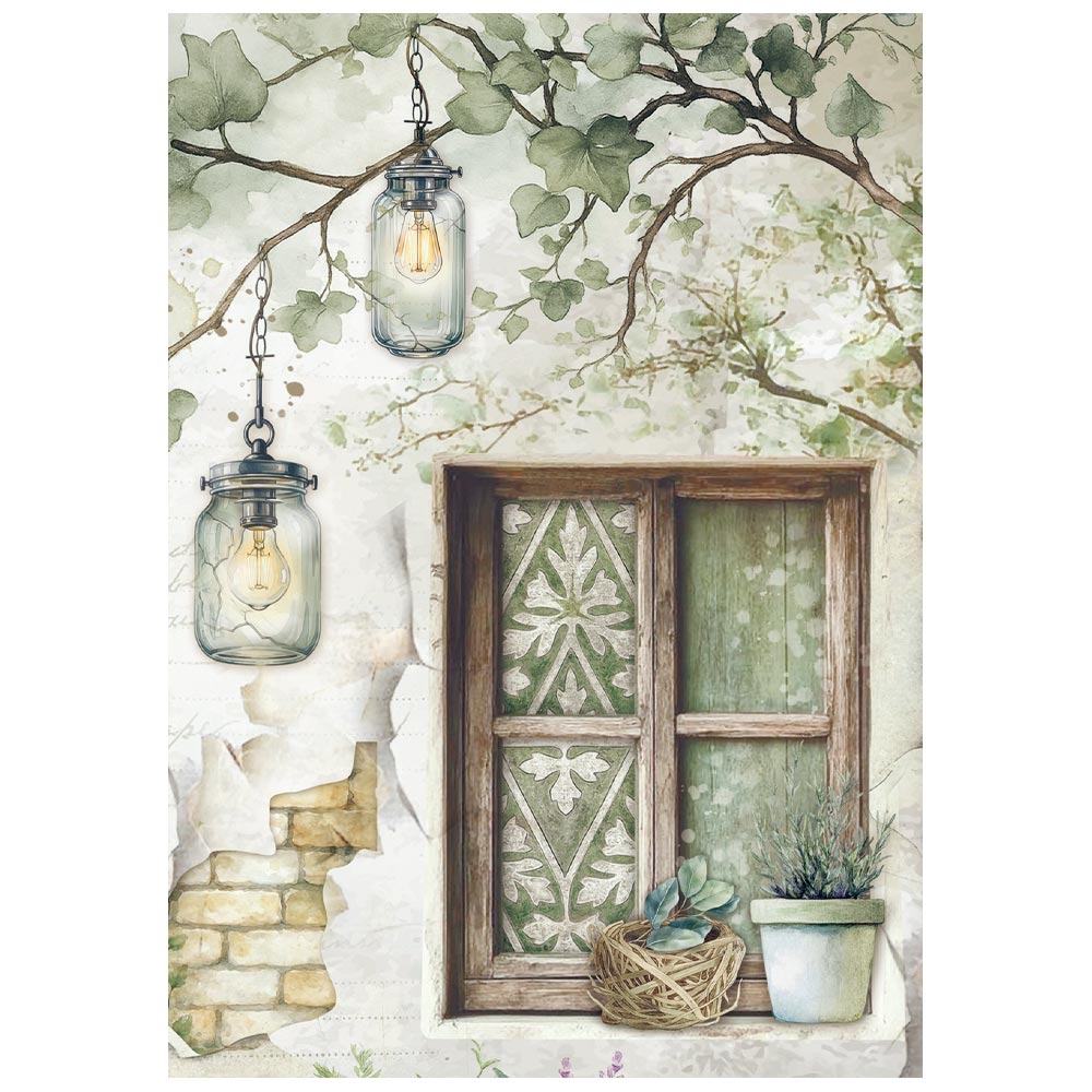 Mini Rice paper A6 8 sheets Herbarium Silvae