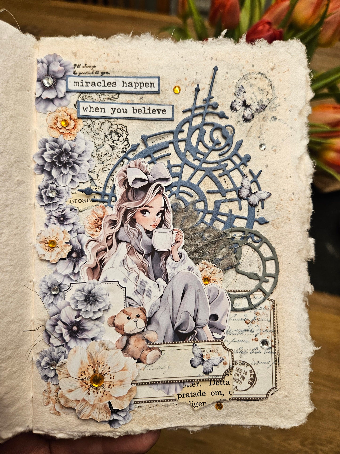 Kawaii Girls Set of 7/ 9 Stickers | • Scrapbooking • Card Making • Art Journaling • Paper Craft • Junk Journal