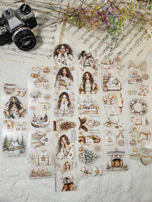 Gingerbread Christmas, Crystal Ink, PET TAPE, 7x200