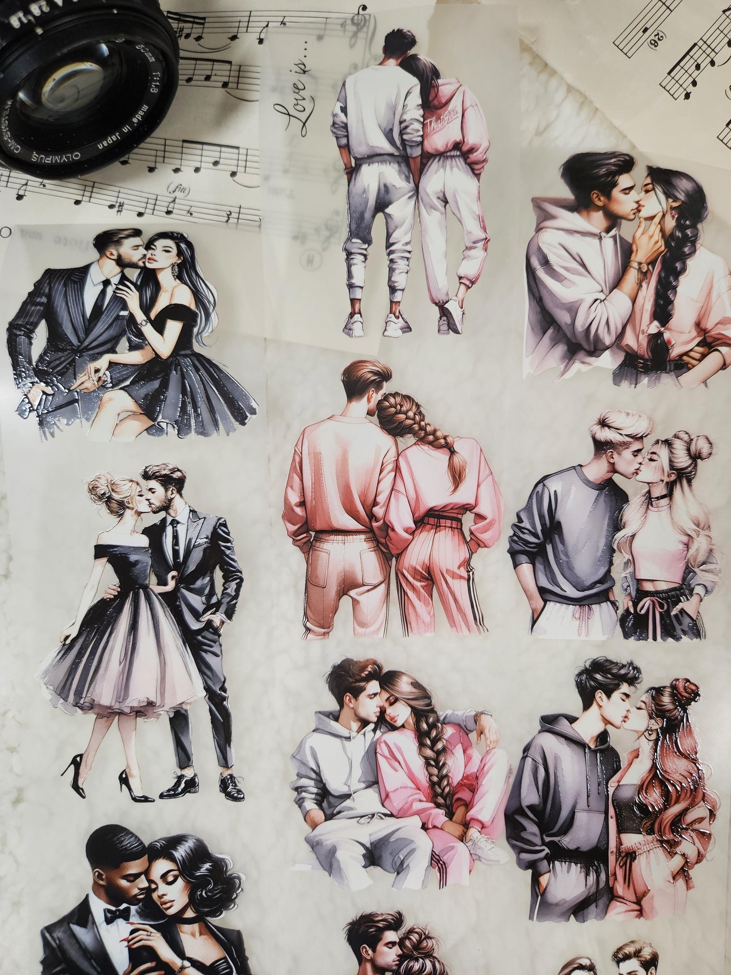 Love is... , Crystal Ink, PET TAPE, 7x200